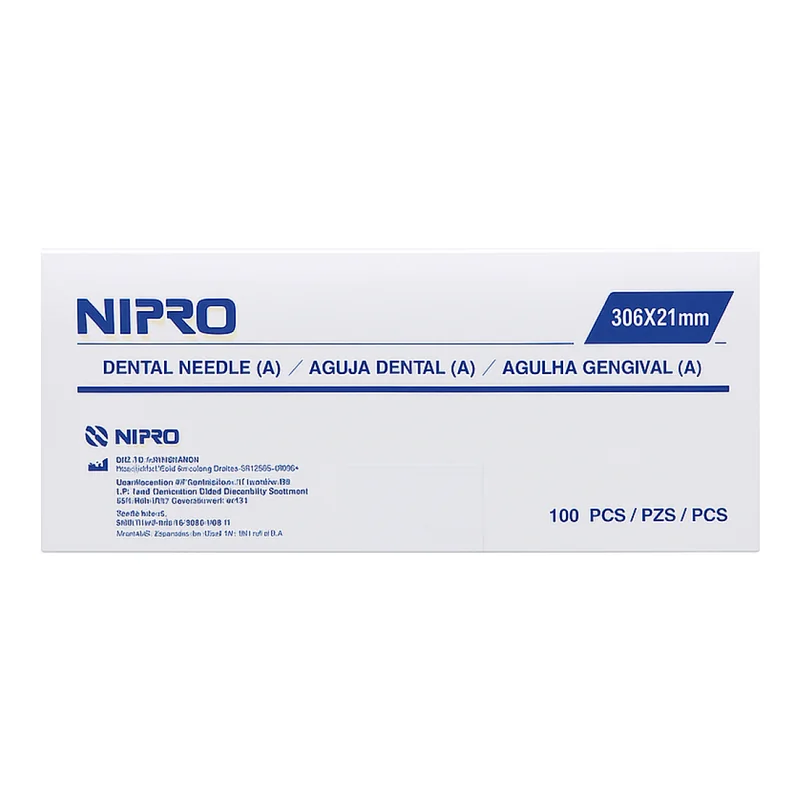 La Aguja Dental Nipro 30G x 21 mm — Adhesivos y Grabadores en Lima, Perú