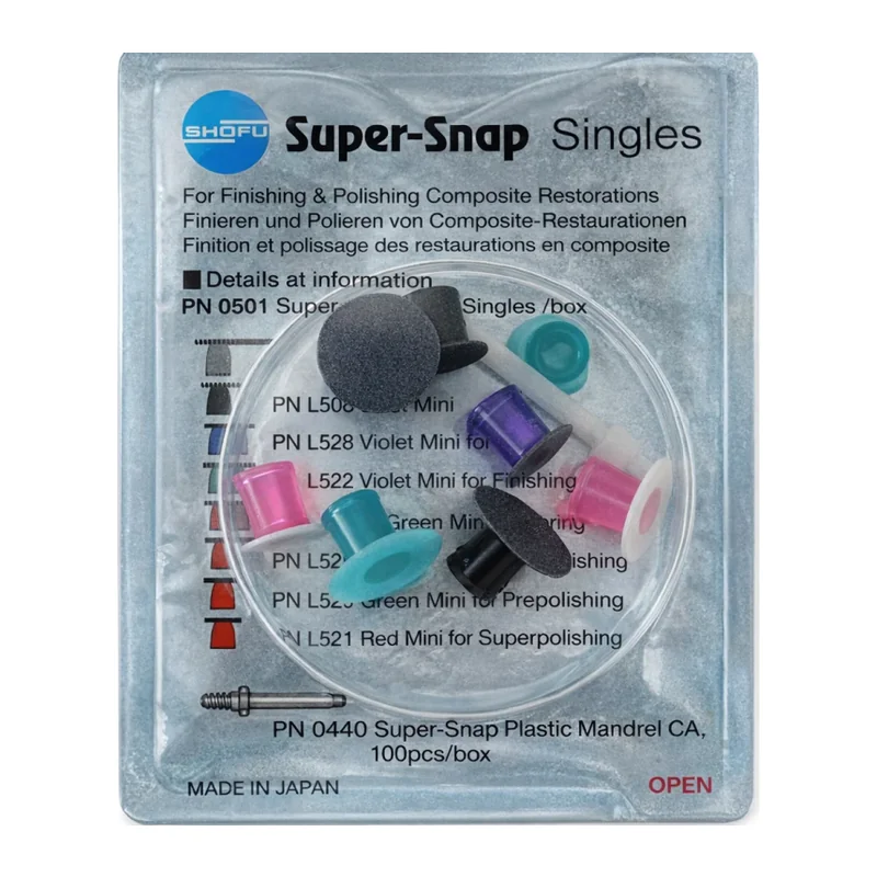Los Discos Pulidores Super-Snap SHOFU — Resinas Compuestas en Lima, Perú