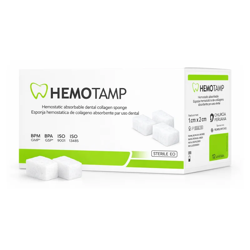 La esponja hemostática de colágeno Hemotamp — Insumos Generales en Lima, Perú