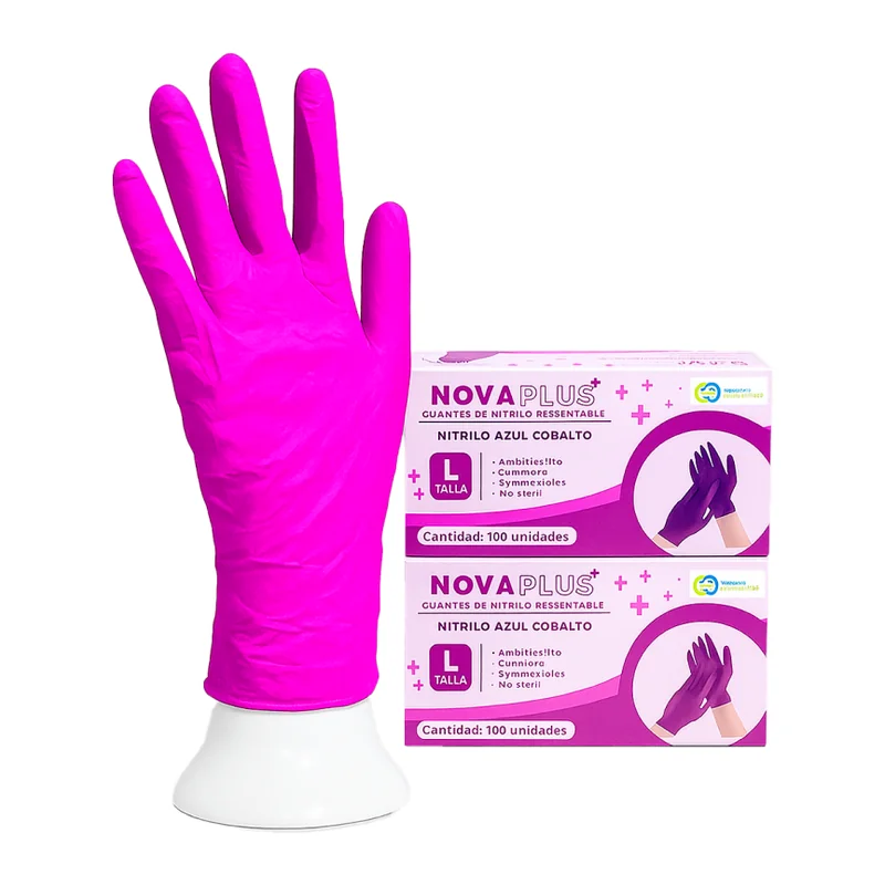 Los Guantes de Nitrilo Nova Plus ofrecen una excelente alternativa al látex — Bioseguridad y Desinfección en Lima, Perú