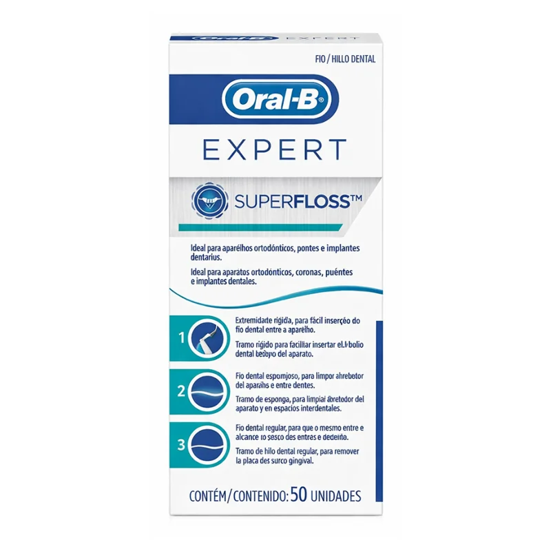 Cepillos OB Expert SuperFloss Oral-B — Cementos y Adhesión en Lima, Perú