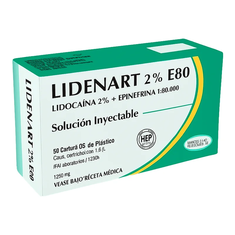 Lidenart 2% E80 — Anestesia en Lima, Perú