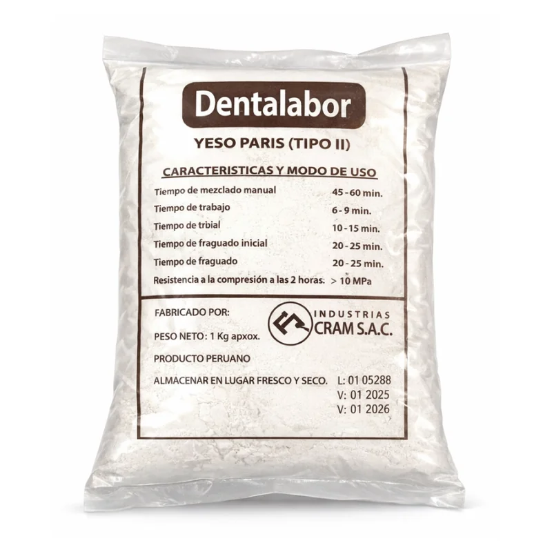 El yeso París tipo II — Laboratorio Dental en Lima, Perú