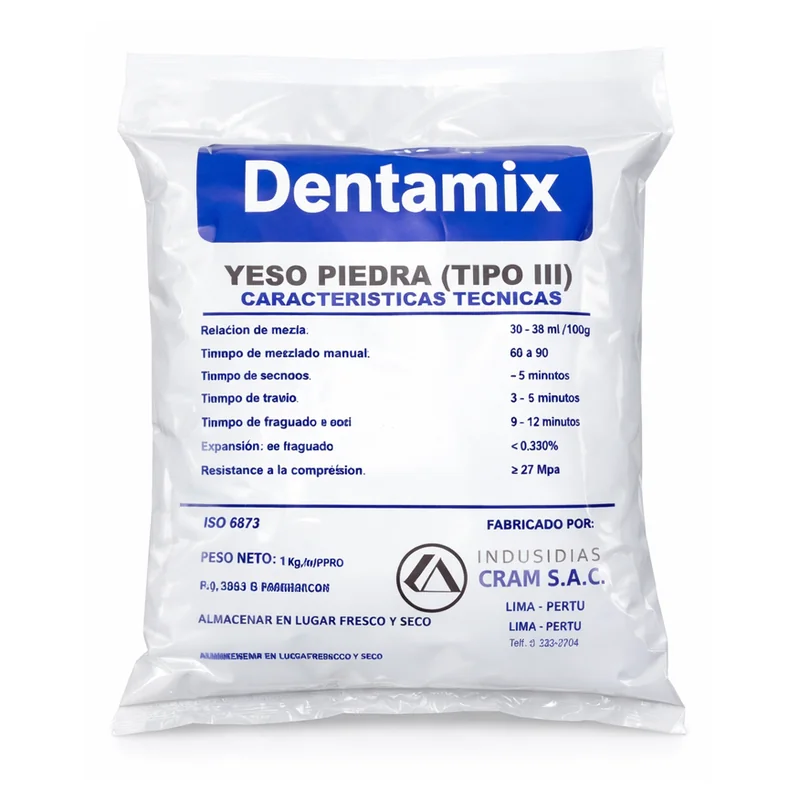 El yeso tipo III Dentamix — Laboratorio Dental en Lima, Perú