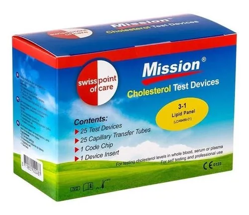 Tiras Reactivas – Perfil Lipídico Mission — Tiras Reactivas en Lima, Perú