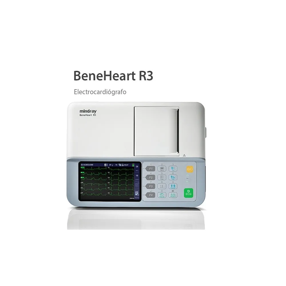 Electrocardiógrafo Mindray BeneHeart R3 — Electrocardiógrafo en Lima, Perú