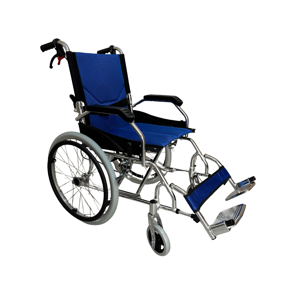 Silla de Ruedas Clásica de Paseo Plegable de Aluminio Lima