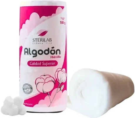 ALGODÓN 500GR — Bioseguridad y Desinfección en Lima, Perú