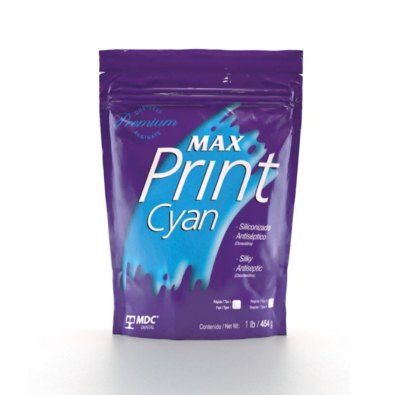 ALGINATO MAX PRINT CYAN — Alginatos e Impresiones en Lima, Perú