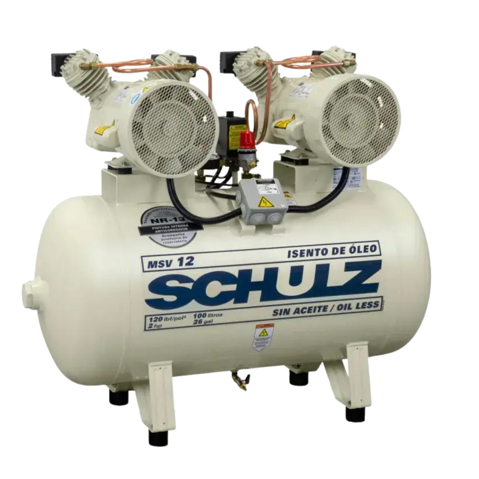 Compresora Dental 2 Hp – 100 Litros - SCHULZ — Compresora Dental en Lima, Perú