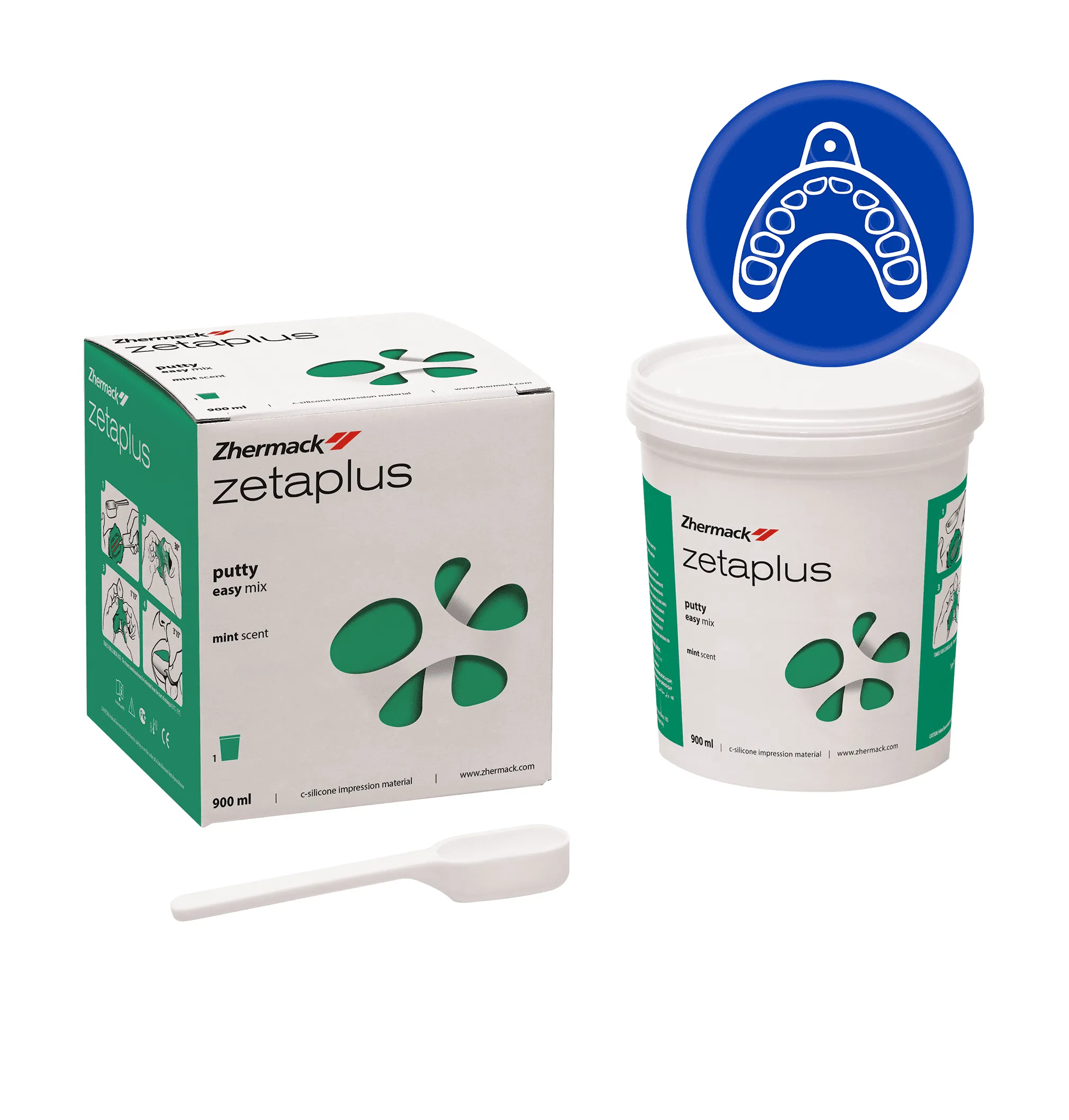 ZETAPLUS PUTTY 900ML — Siliconas de Impresión en Lima, Perú