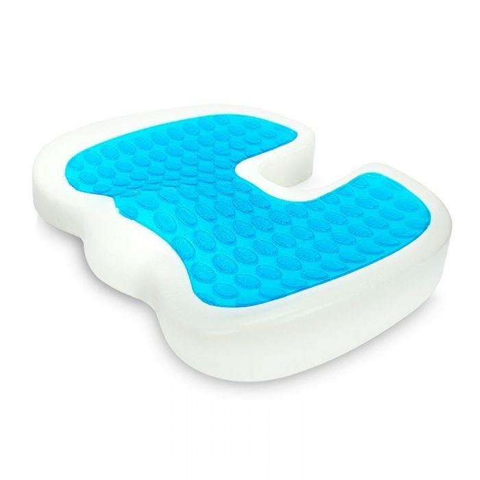 Cojin Gel Ortopédico con Memoria Viscoelástica y Funda Asiento — Cojines Ortopédicos en Lima, Perú
