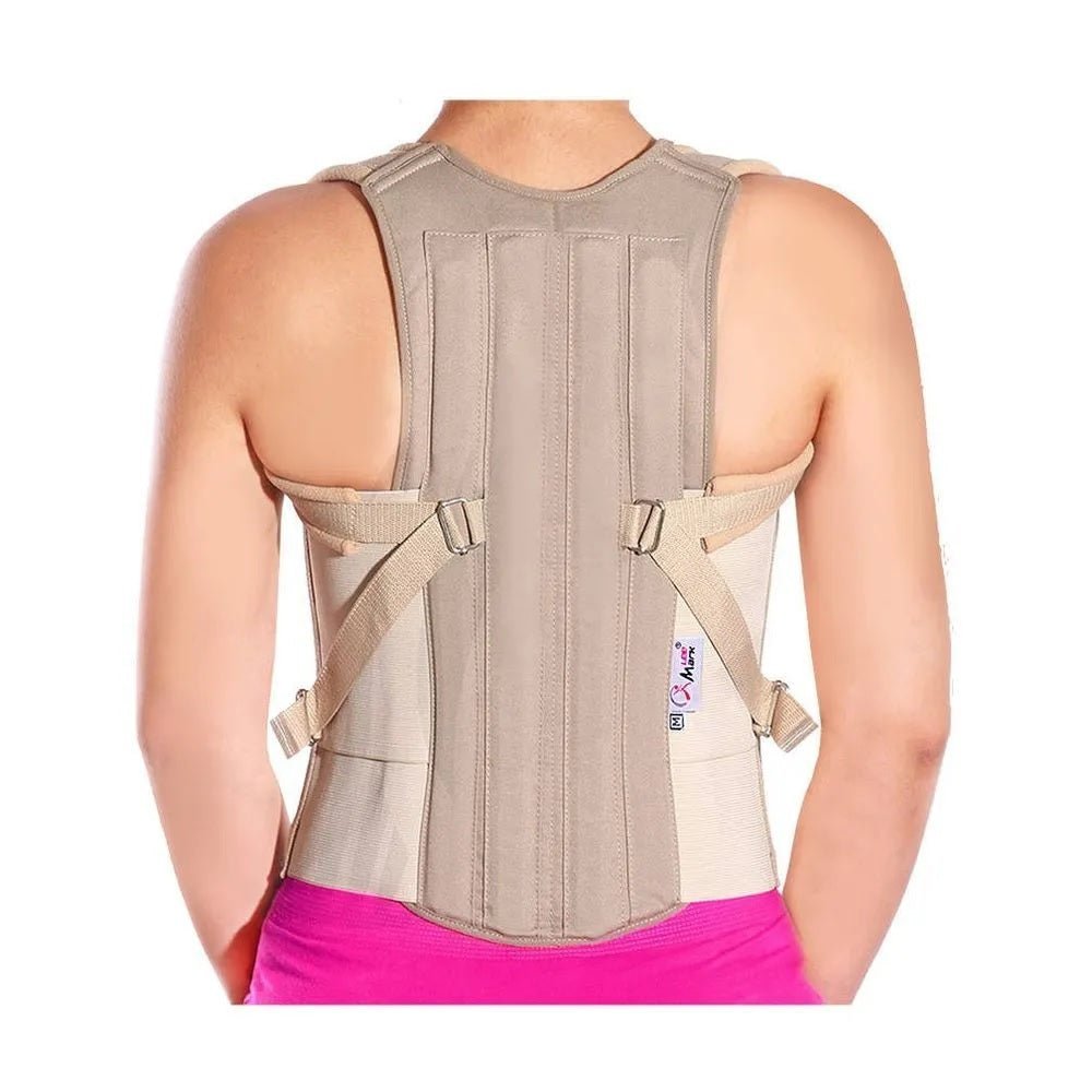Faja Dorso Lumbar Ortopedica Corrector Postura Rigido Aluminio — Fajas y Férula – Fajas Ortopédicas en Lima, Perú