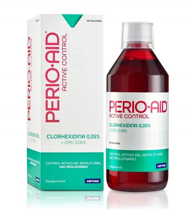 PERIO- AID ACTIVE CONTROL 0.05% 500ML — Periodoncia en Lima, Perú
