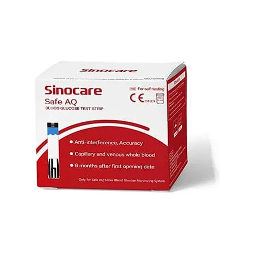 Tiras Reactivas, Glucómetro Sinocare Rojo — Tiras Reactivas en Lima, Perú