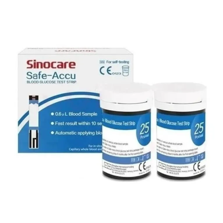 Tiras Reactivas, Glucómetro Sinocare Blanco — Tiras Reactivas en Lima, Perú