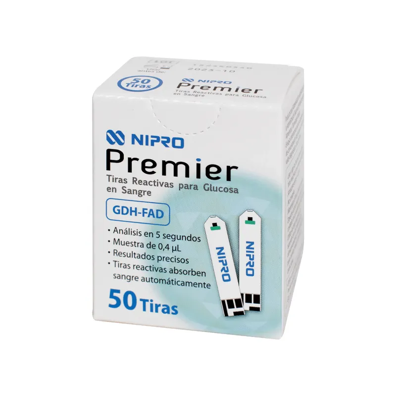 Tiras Reactivas – Glucómetro Nipro Premier Alpha — Tiras Reactivas en Lima, Perú